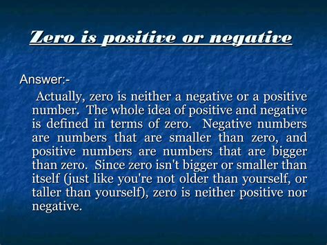 is 0 even or odd|0 is positive or negative.
